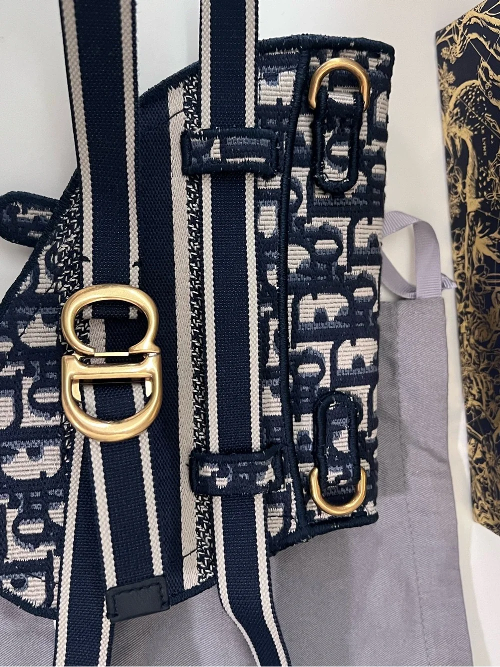 Christian Dior Oblique Saddle Belt Bag - Picture 10 of 11